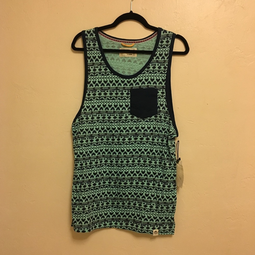 Geometric print tank top